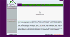 Desktop Screenshot of bhagwaticonstruction.com